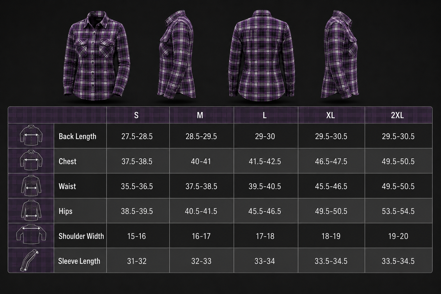 Women's size guide